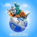 Around the world