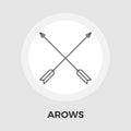Arows Vector Flat Icon