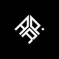 ARP letter logo design on black background. ARP creative initials letter logo concept. ARP letter design