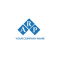 ARP letter logo design on white background. ARP creative initials letter logo concept. ARP letter design