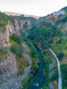 Arpa river passing by Armenian town Jermuk Royalty Free Stock Photo