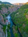 Arpa river passing by Armenian town Jermuk Royalty Free Stock Photo