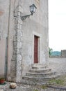 Arpino, Italy - Historical site on the top of the village