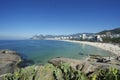 Arpoador Ipanema Beach Rio de Janeiro Brazil Skyline Royalty Free Stock Photo