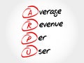 ARPU - Average Revenue Per User
