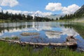 Arpy lake and mountain landscape