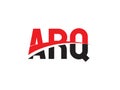 ARQ Letter Initial Logo Design Vector Illustration Royalty Free Stock Photo