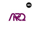 ARQ Logo Letter Monogram Design Royalty Free Stock Photo