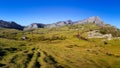 Arraba fields in Gorbea mountain Royalty Free Stock Photo