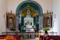 ARRAIAL AJUDA - BAHIA, BRAZIL JULY 13 2023: Interior da igreja matriz Nossa Senhora d\'Ajuda em Porto Seguro, BA, Brasil