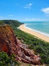 Arraial d`Ajuda is a district of the Brazilian municipality of Porto Seguro, on the coast of the state of Bahia, cliff