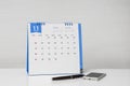 Arrange calendar for November business meeting