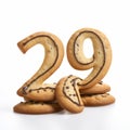 Arranged Cookies Of Number 29: A Distinctive Primitivist Style