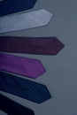 Arranged various neckties