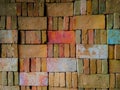 arrangement of bricks wallpapper background