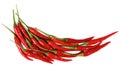 Arrangement of Chili Peppers Royalty Free Stock Photo
