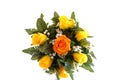 Arrangement of Colorful Silk Faux Flowers