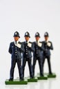 Arrangement of model English Policeman