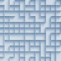 Arrangement resembles a complex grid or maze, suggesting a structured Royalty Free Stock Photo