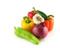 Arrangment of vegetables Royalty Free Stock Photo