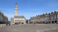 Arras town square with town hall in France