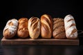 Array Of Bread Varieties Thoughtfully Presented Royalty Free Stock Photo