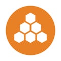 Array, data, olap icon. range color vector design