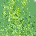 Array with Dynamic Emitted Particles. Abstract Background. Bokeh Effect. Royalty Free Stock Photo