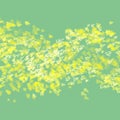 Array with Dynamic Emitted Particles. Abstract Background. Bokeh Effect. Motion Vector illustration Royalty Free Stock Photo