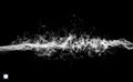 Array with Dynamic Particles. 3D Technology Style. Abstract Background. Vector Illustration Royalty Free Stock Photo