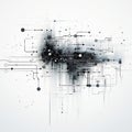 Algorithmic Art Array Isolated On White Background Image