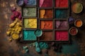 array of palettes in a variety of vibrant colors and textures