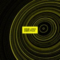 Array with Particles. Abstract Dynamic Background Royalty Free Stock Photo