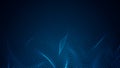 Array of particles flowing over dark background. Mesh shining round dots.Abstract wave background Royalty Free Stock Photo