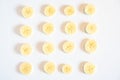 An Array of Sliced Banana