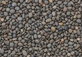 An array of smooth pebbles is displayed in varying sizes and Royalty Free Stock Photo
