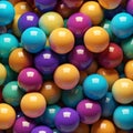 array of spheres Royalty Free Stock Photo