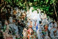 Array of Traditional Chinese God Statues in public area