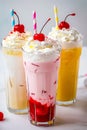 Colorful Dirty Soda Assortment Royalty Free Stock Photo