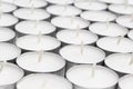 Array from white candles