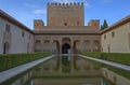 The Arrayanes courtyard in Alhambra, Granada, Spain