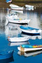 Arrecife, Lanzarote, Canary Islands, Spain - DEC 16 2018: Traditional Fishing boats harbour