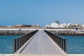 Arrecife, Lanzarote, Spain, Arrecife Marina Bridge Royalty Free Stock Photo