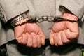 Arrested man Royalty Free Stock Photo