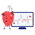 Arrhythmia or Irregular Heartbeat concept