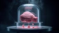 Arrificial lab grown meat. Generative AI