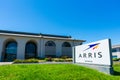 Arris sign near company headquarters. Arris is a subsidiary of network infrastructure provider CommScope Royalty Free Stock Photo