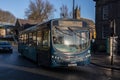 Arriva bus in service for public transport on the road. Mini bus Frequenta livery