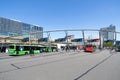 Arriva busses at central bus station in Leiden, The Netherlands