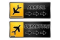 Arrival and departure tags